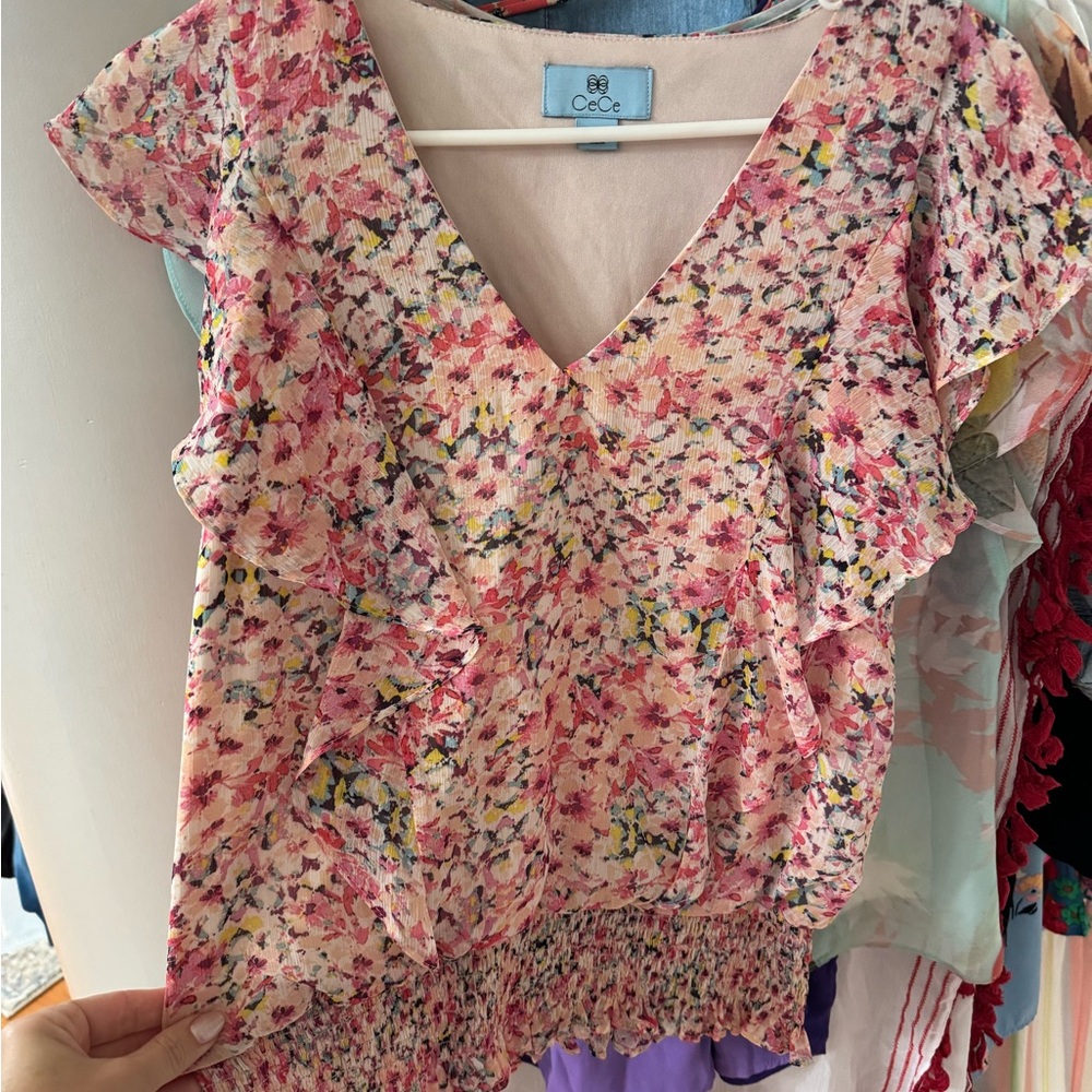 Bundle of floral summer tops